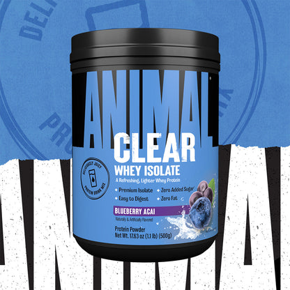 Animal Clear Whey Isolate Protein Powder