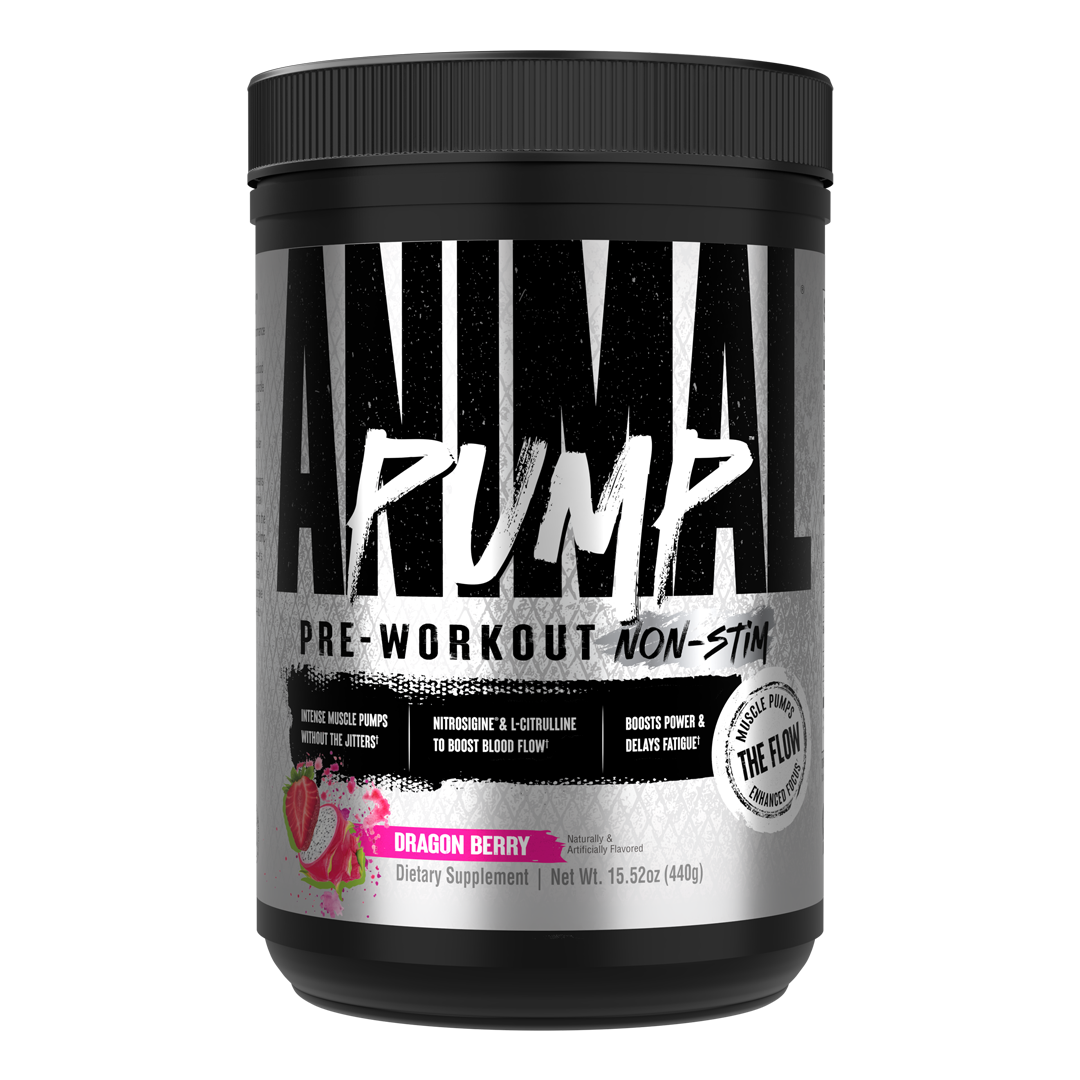 Animal Pump Non-Stim Powder Supplement Dragon Berry